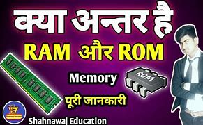 Image result for Difference Between Ram and ROM Memory