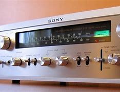 Image result for Vintage Sony Receiver with Round