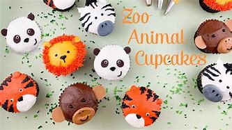 Image result for Zoo Animal Cupcakes