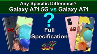 Image result for Samsung A71 4G vs 5G
