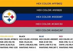 Image result for Steelers Football Team Colors