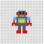 Image result for 2D Pixel Robot