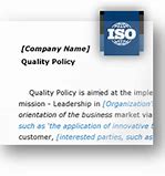 Image result for ISO 9001 Quality Policy in Marathi