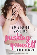 Image result for Pushing Yourself Away
