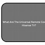 Image result for Hisense TV Remote Universal