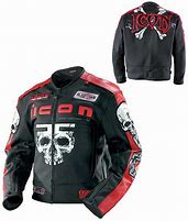 Image result for Icon Jacket with Red Skulls