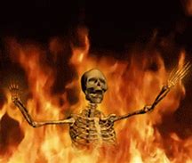 Image result for Flaming Skeleton G Meme