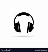 Image result for Headphones Black and White