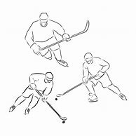 Image result for Hockey Line Drawing