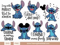 Image result for Free SVG Disney Stitch Family
