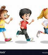 Image result for Kids Running Cartoon