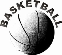 Image result for Basketball Logo Clip Art Black and White