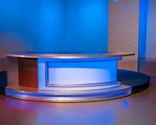 Image result for Modern TV News Set with Freestanding Screens