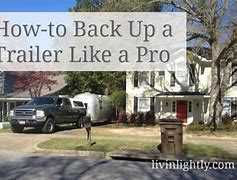 Image result for How to Back Up Camper