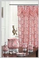 Image result for Matching Plastic Window Curtain for Shower Curtain