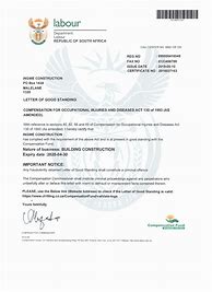 Image result for Business Letter of Good Standing