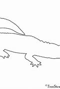 Image result for Alligator Outline Template