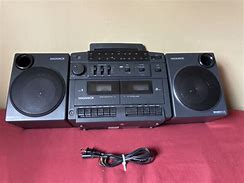 Image result for Magnavox Dual Cassette Boombox