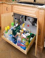 Image result for Under Kitchen Cabinet Storage