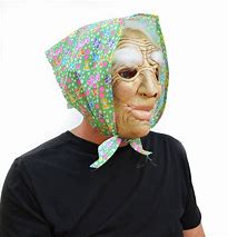 Image result for Scary Old Lady Mask