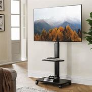 Image result for 65 in TV W Cart