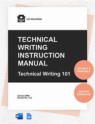 Image result for Technical Manual Template