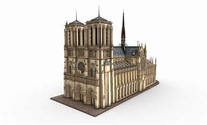 Image result for Notre Dame Sketch 3D