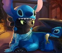 Image result for Cute Pictures of Stitch Pikachu and Toothless