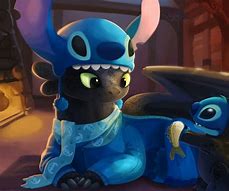 Image result for Stitch Toothless Mate