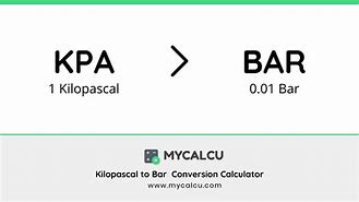 Image result for Bar Kpa Conversion