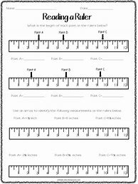 Image result for Inch Ruler Worksheet