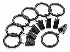 Image result for Heavy Duty Clip On Curtain Rings