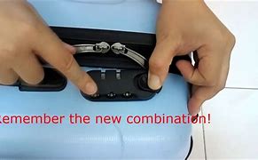 Image result for How to Reset a CalPak Luggage Lock