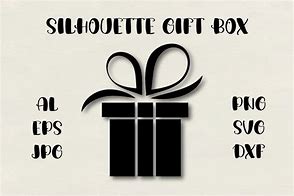 Image result for Gift Box Silhouette SVG