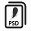 Image result for PSD Icon