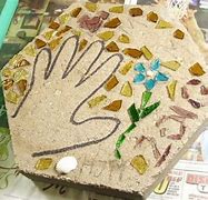 Image result for DIY Stepping Stones with Footprints
