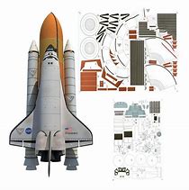 Image result for NASA Space Shuttle Paper Model