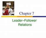 Image result for Leader-Follower Theory