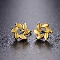 Image result for Thai Earrings 24K Gold