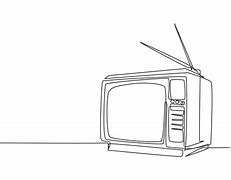 Image result for TV with a Signal Drawings