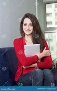 Image result for Girl Holding a iPad