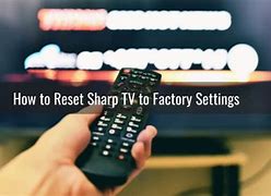 Image result for Reset Sharp TV