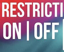 Image result for Restrictions On iPad