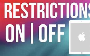 Image result for Access Restriction iPad
