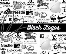 Image result for Black and White Logo Names