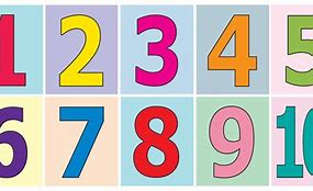 Image result for Numbers 1-8