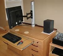 Image result for Triple Monitor Stand Adjustable