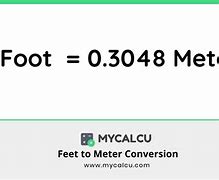 Image result for 1.5 Meters to Feet