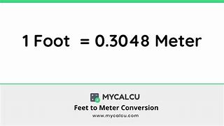 Image result for 2.5 Meters to Feet