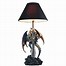 Image result for Carved Tree Goth Lamp Dragon